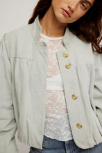 Load image into Gallery viewer, Free People Nimbus Suede Jacket/Grey