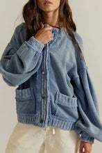 Load image into Gallery viewer, Free People We The Free Cute In This Cardi/Dusty Blue