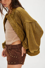 Load image into Gallery viewer, Free People We The Free Cute In This Cardi/Fir Green
