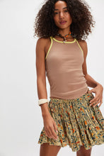 Load image into Gallery viewer, Free People FP One Third Charm Printed Mini Skirt/Green Combo