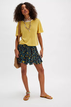 Load image into Gallery viewer, Free People FP One Third Charm Printed Mini Skirt/Navy Conbo