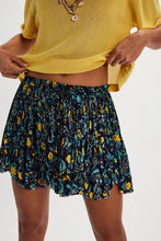 Load image into Gallery viewer, Free People FP One Third Charm Printed Mini Skirt/Navy Conbo