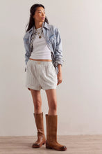 Load image into Gallery viewer, Free People We The Free Day To Day Striped Boxers/Ivory Combo