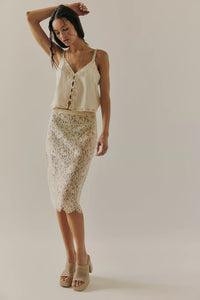 Free People Pieces Of You Cami/Ivory