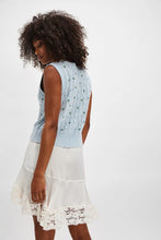 Load image into Gallery viewer, Free People Plumeria Floral Vest/Blue Combo