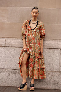 Free People Garden Wonders Maxi Dress/Retro Combo