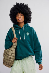 Free People Quilted Carryall Bag/Seagrass