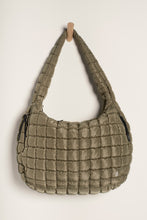 Load image into Gallery viewer, Free People Quilted Carryall Bag/Seagrass