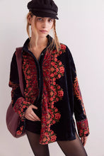 Load image into Gallery viewer, Free People We The Free One Night Velvet Top /Night Owl Combo