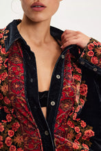 Load image into Gallery viewer, Free People We The Free One Night Velvet Top /Night Owl Combo