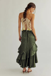 Free People Autumn Promenade Maxi Skirt /Adventurer