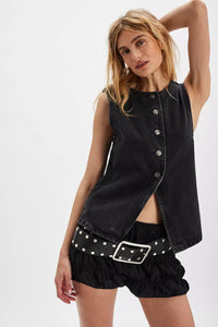 Free People We The Free Aimee Vest/Black