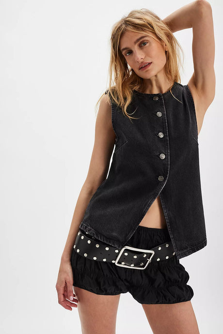 Free People We The Free Aimee Vest/Black