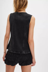 Free People We The Free Aimee Vest/Black