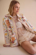Load image into Gallery viewer, Free People We The Free Avery Embellished Jacket /Pearled Ivory