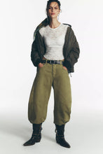 Load image into Gallery viewer, Free People We The Free Jax Washed Bomber/Olive