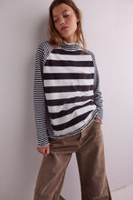 Load image into Gallery viewer, Free People We The Free Punk Playful Tee/Black&amp;White Combo
