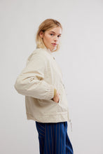 Load image into Gallery viewer, Free People We The Free Jax Washed Bomber/Almond Flour