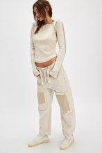Load image into Gallery viewer, Free People Lost Love Long-Sleeve Top/Tea Combo