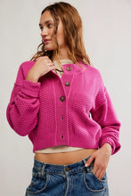 Load image into Gallery viewer, Free People Lila Cardi/Plumdrop