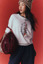Load image into Gallery viewer, Free People Inspire Buti Logo Tee/White Combo