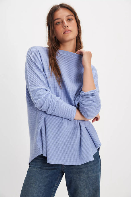 Free People We The Free Latte Blues Solid Thermal/Dawn Breeze