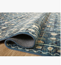Load image into Gallery viewer, Rifle Paper X Loloi Rugs Eden Collection Lattice Indigo  Power Loomed Rug