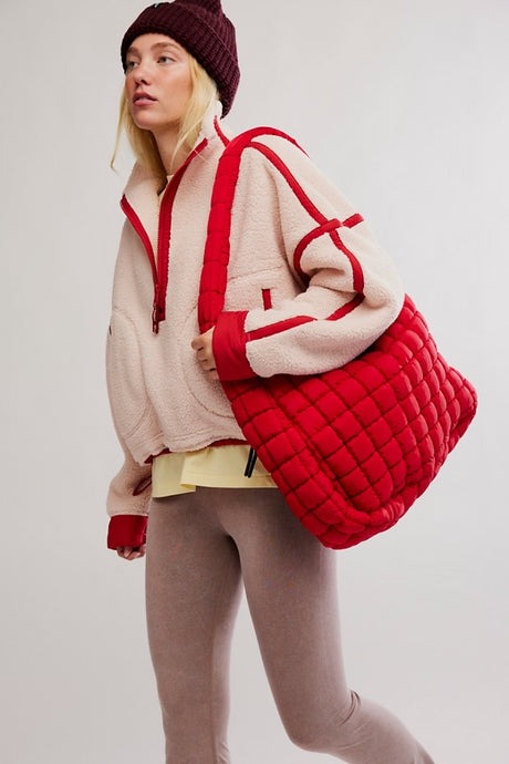 Free People Mountain High Half Zip Fleece/Ballet Slipper combo