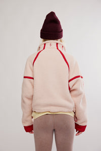 Free People Mountain High Half Zip Fleece/Ballet Slipper combo