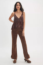 Load image into Gallery viewer, Free People We The Free Glow Up Vegan Suede Pants/Shaved Chocolate