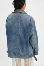 Load image into Gallery viewer, Free People We The Free Sweet Talk Denim Barn Coat/Century Wash
