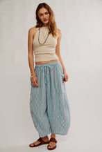 Load image into Gallery viewer, Free People Quinn Striped Pants/Prep Rouge Combo