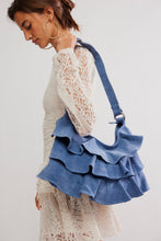 Load image into Gallery viewer, Free Preople Rae Ruffle Shoulder Bag/Slate