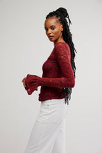 Load image into Gallery viewer, Free People Lace Layering Long Sleeve/Cabrenet