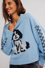 Load image into Gallery viewer, Free People Story Book Sweater/Clear Skies Combo