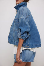 Load image into Gallery viewer, Free People We The Free Opal Swing Denim Jacket /Cowboy Romance