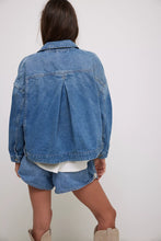 Load image into Gallery viewer, Free People We The Free Opal Swing Denim Jacket /Cowboy Romance