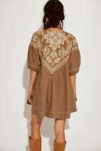 Load image into Gallery viewer, Free People Orson Mini Dress/Army Combo