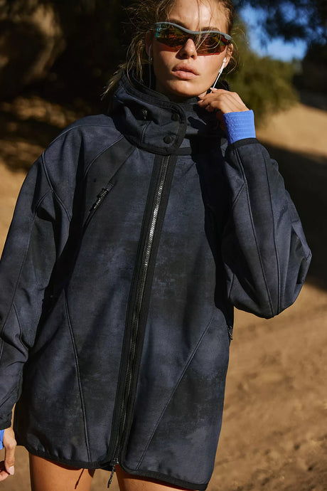 Free People Canyon Crushin Jacket/Black Combo
