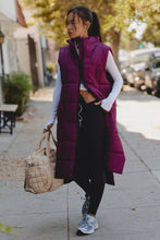 Load image into Gallery viewer, Free People On The Move Packable Puffer Vest/Black Cherry