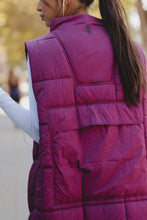 Load image into Gallery viewer, Free People On The Move Packable Puffer Vest/Black Cherry