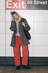 Free People Ari Wool Peacoat/Black