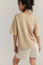 Load image into Gallery viewer, Free People Margot Sweater Tee/Pearl Melange
