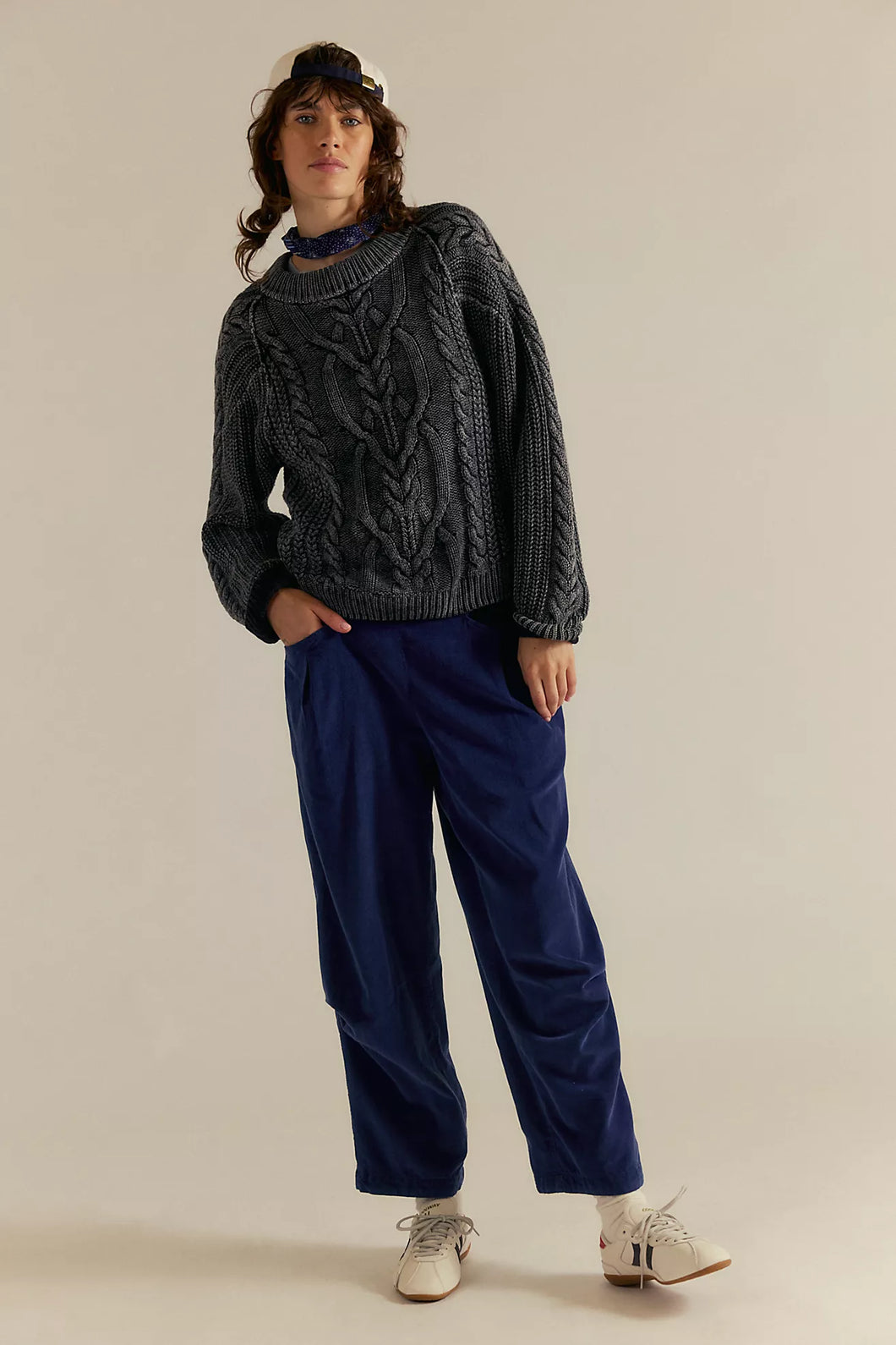 Free People We The Free Nice Choice Cord Jeans/Outer Space