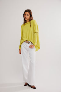Free People We The Free Latte Blues Solid Thermal/ Acacia