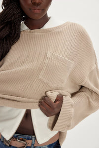 Free People We The Free Dawson Pocket Thermal/Smooth Stone