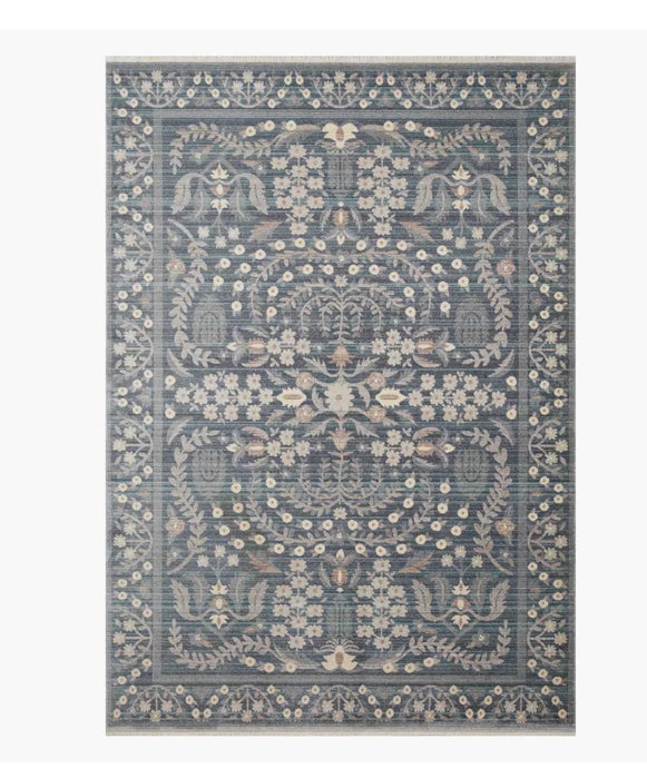 Rifle Paper X Loloi Holland Anika Power-Loomed Rug/Anika Blue