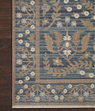 Load image into Gallery viewer, Rifle Paper x Loloi Holland Lotte Power-Loomed Rug/Navy