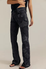 Load image into Gallery viewer, Free People We The Free Irie Embroidered and Studded Jeans/Phantom