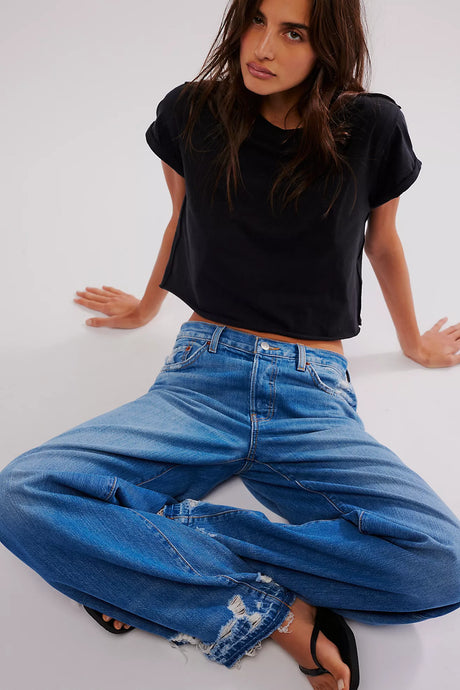 Free People We The Free The Perfect Tee/Black